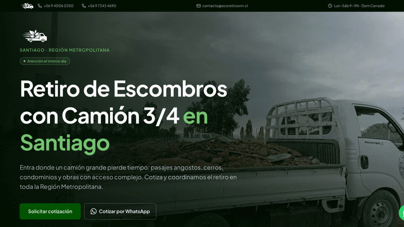 Captura de EcoRetirosRM